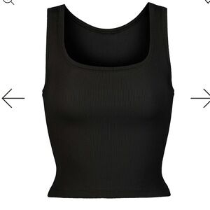 SKIMS Cotton Rib Tank Small NWT